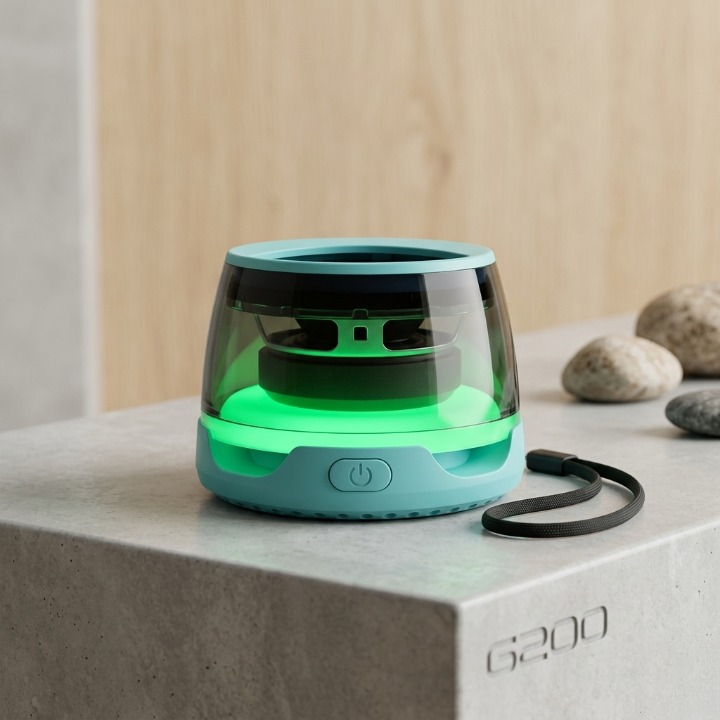 G200 Magnetic RGB Bluetooth Speaker 5W Ultra-Portable Wireless Sound Box & Magnetic Phone Stand