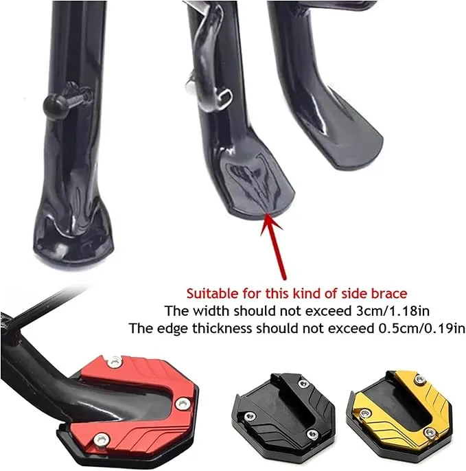 Side Stand Fancy Cover High-Quality Fit for All 70cc Bikes - Image 2