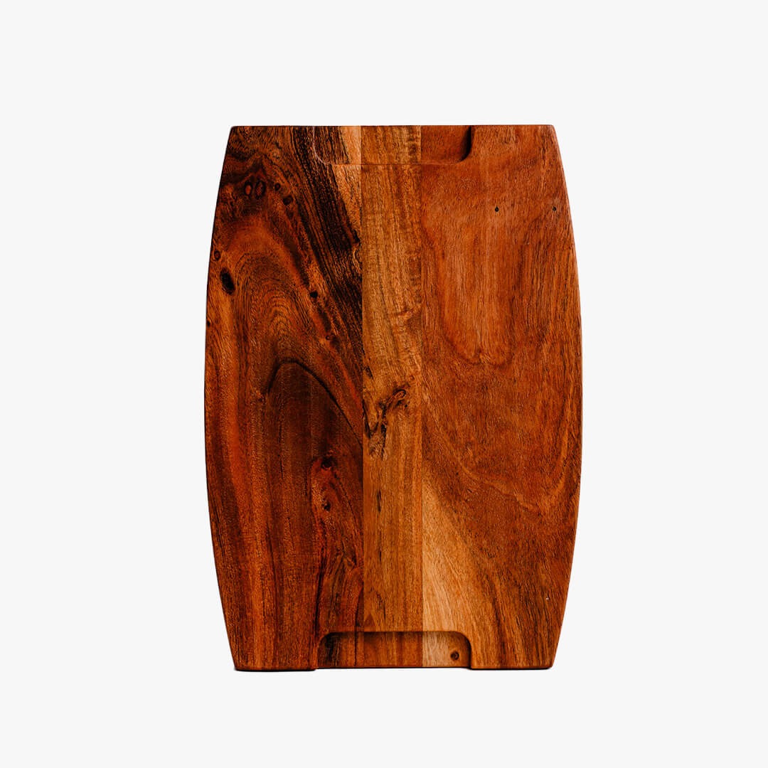 Acacia Parabola Face-Grain Cutting Board 14 x 10 x 2 - Image 3