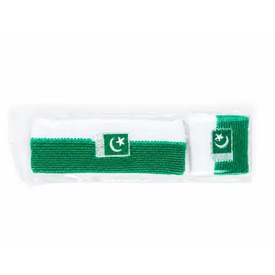 14 August Pakistan Flag Wrist Band | Independence Day Green & White Patriotic Wristband - Image 4