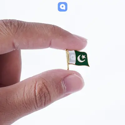 Pack of 3 Premium Pakistan Day Badges | 14 August Independence Day Pin Badges - Image 4
