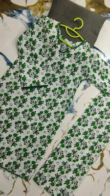 2 Pcs Girl's Cotton Printed Kurta & Pajama | Soft Stitched Casual Suit for Girls - Image 3