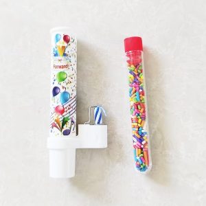 Musical Sprinkle Popper Cake Topper Surprise Party Decoration