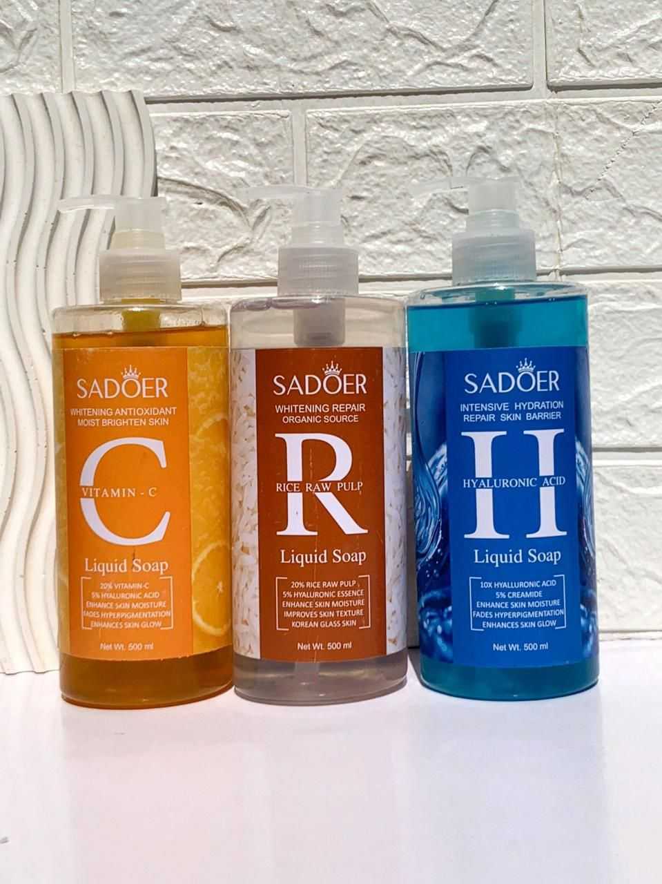 Sadoer Liquid Soap – Deep Cleansing & Moisturizing Hand and Body Wash(Multi Color)
