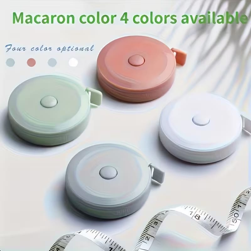 Measuring Tape 60-Inch / 1.5 Meter Pack of 5 Durable Flexible Tapes for Sewing, Crafting & Daily Use. ( Random Color)