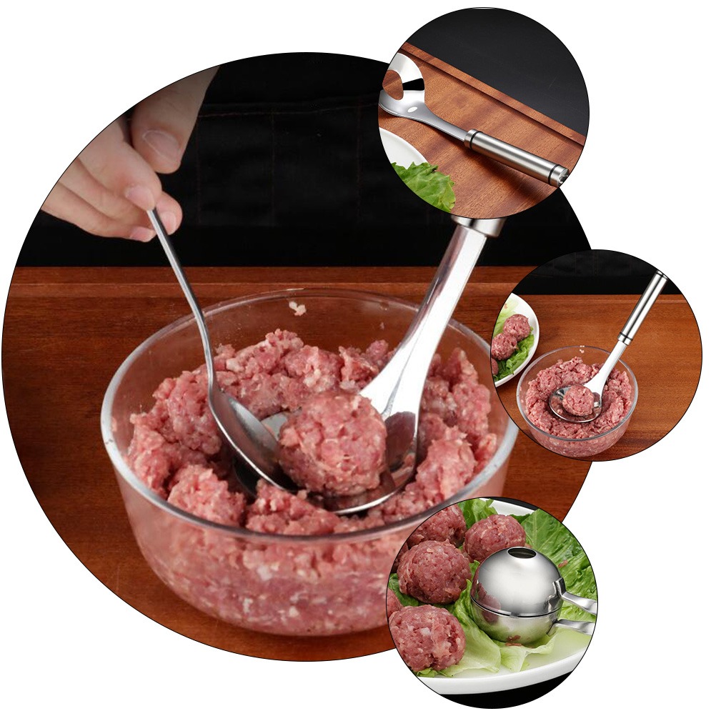 Meatball Spoon | Stainless Steel Scoop Ball Maker - Image 2