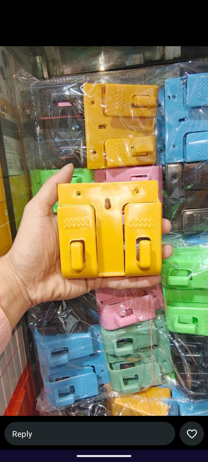 Wall Mounted Universal Mobile Phone Holders Space-Saving Charging Stand & Remote Organizer (Random Colors) - Image 5