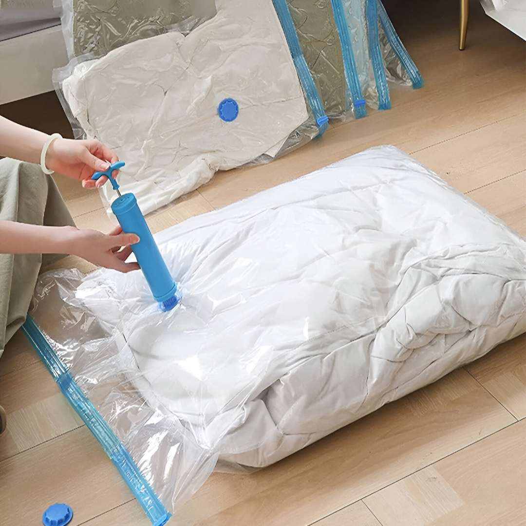 5Pcs Vacuum Seal Storage Bags With Pump | Vacuum Bags - Image 4