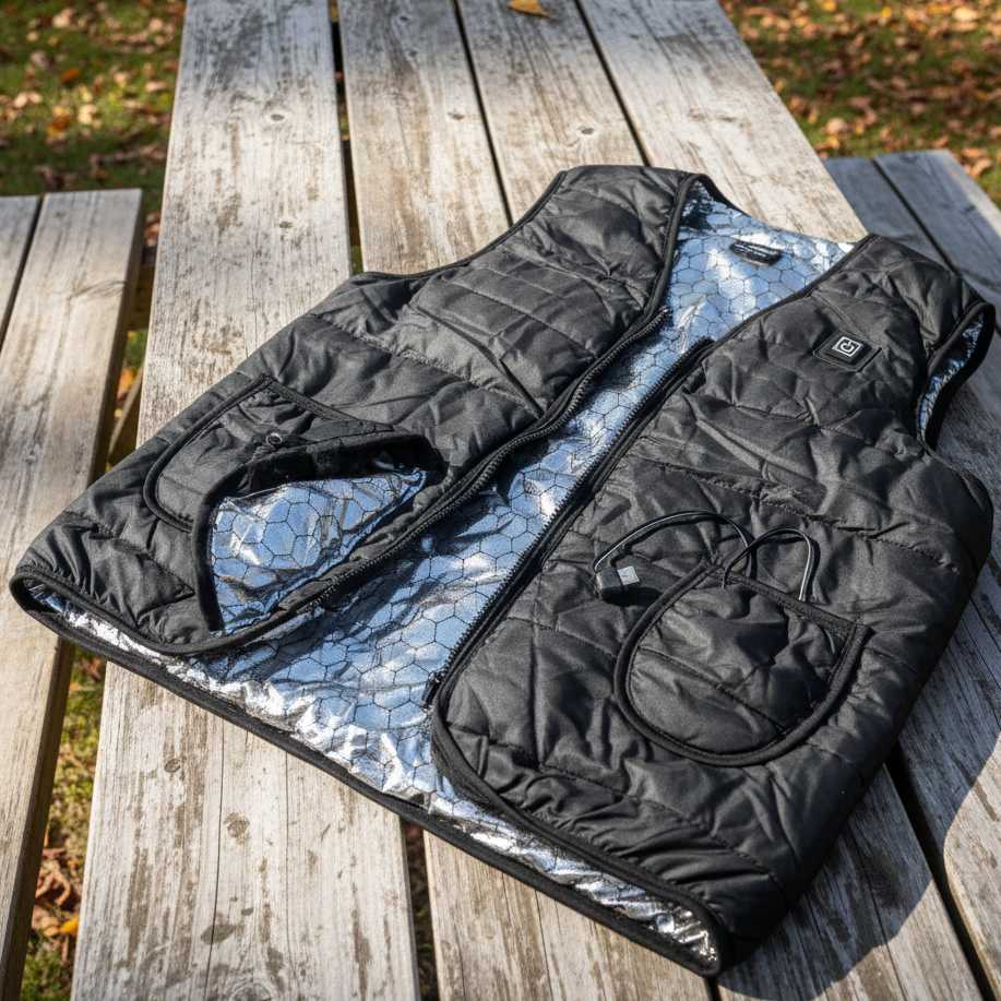 Heated Thermostatic Vest Safety USB Charging Heating And Constant Temperature Comfortable Wear - Image 2