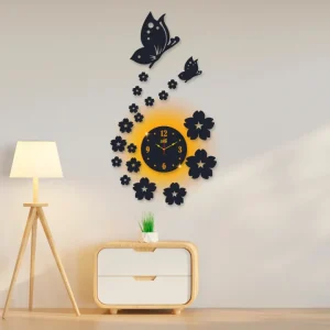 3d wall clock