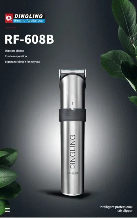 Dingling rf 608 B rechargeable with charge base Hair And Beard shaving machine And Grooming For Men Dingling rf 608b Dingling trimmer Dingling shaving machine - Image 2
