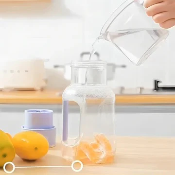 1600ml Portable Electric Rechargeable Cordless Barrel Juicer (Random Color) - Image 2