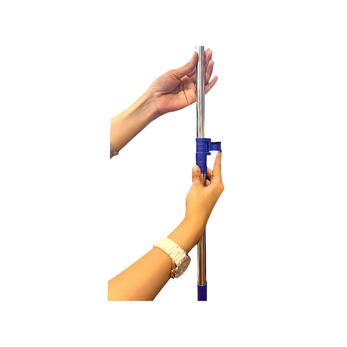 2-in-1 Window Squeegee with Telescopic Handle Multi-Function Glass Cleaning Tool for Home & Office - Image 5