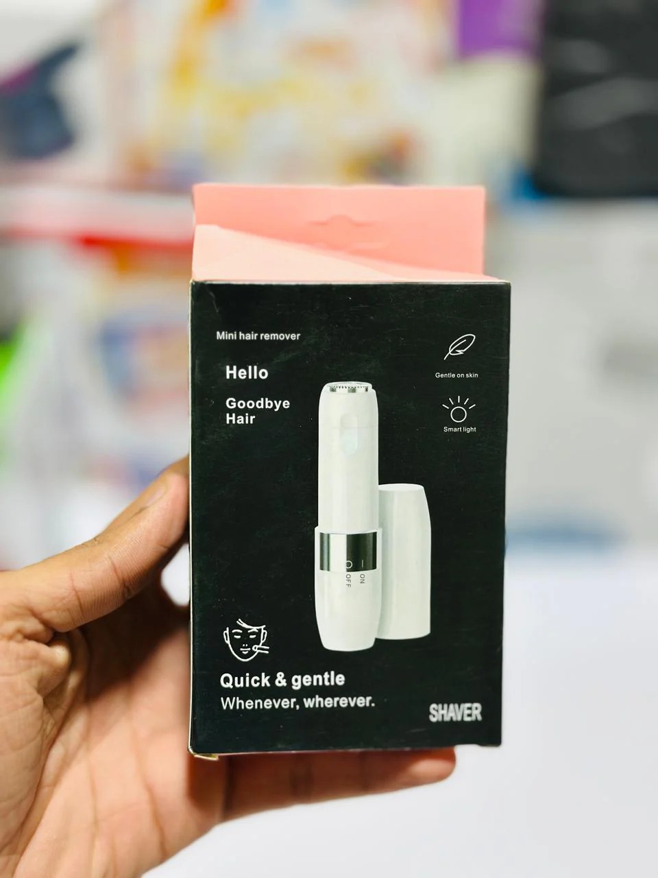 Braun Face Mini Hair Remover FS1000 with Smartlight – Electric Facial Hair Remover for Women - Image 3