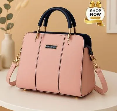 Leather Handbag with Belt for Women – Premium Shoulder & Top Handle Purse for Office, Shopping & Everyday Use - Image 3