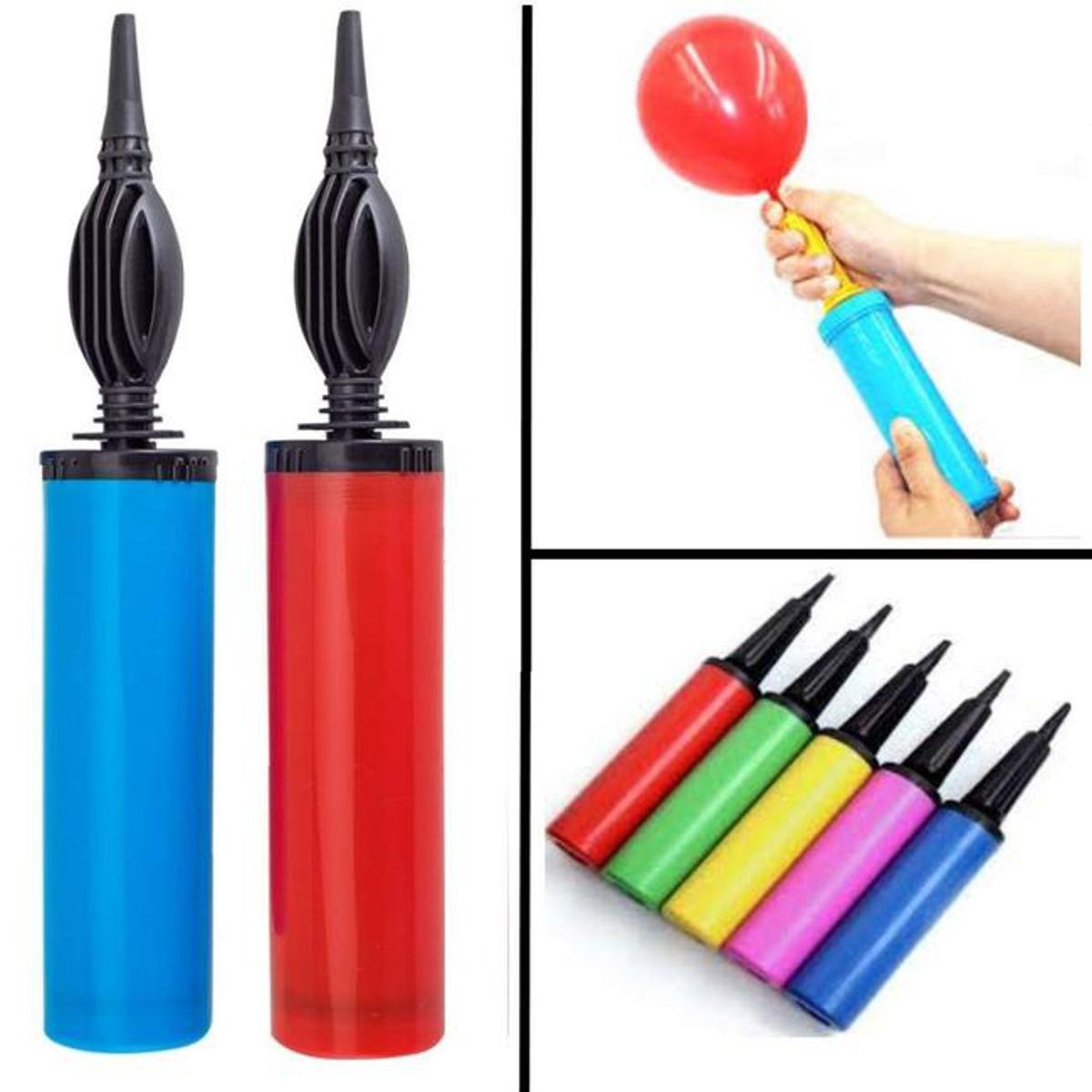 1Pc Air Inflator Portable Hand Held Birthday Party Balloon Pump (Random Colour) - Image 2