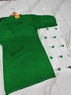 Women's 2 Piece Cotton Embroidered Suit | Ready-to-Wear - Image 3