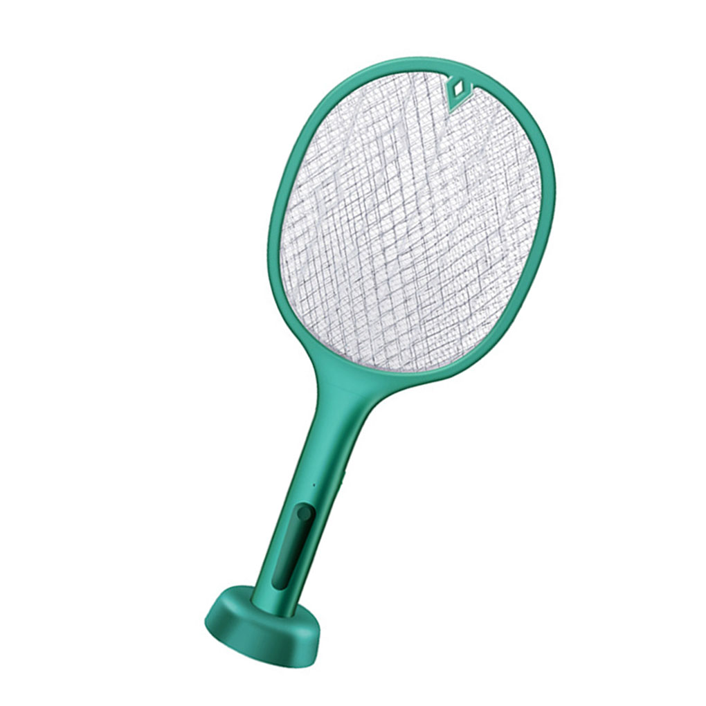 Mosquito Racket Electric Fly Swatter Powerful USB Rechargeable Grid 3-Layer Mesh Home Fly Killer Lamp (random color) - Image 2