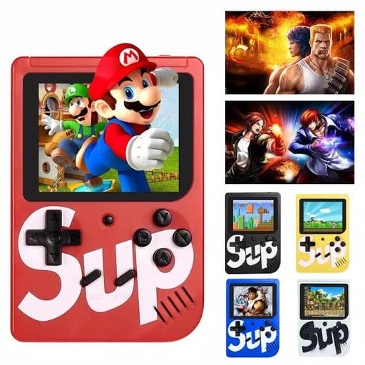 SUP Player Game Console | 400 in 1 Handheld Retro | 3 LCD Screen | Rechargeable Battery | TV Compatible (Random Colour) - Image 2
