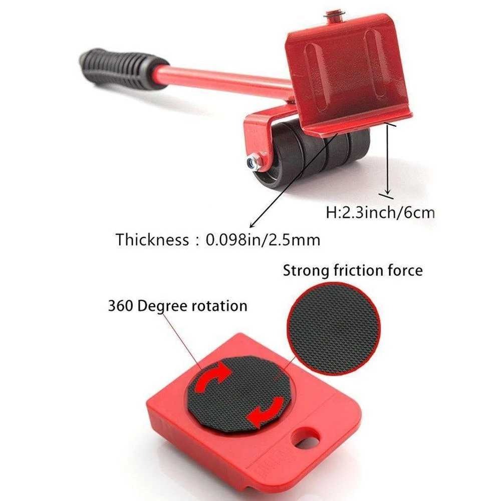 Furniture Transport Lifter Tool Set | Mover Roller Device | Heavy Stuffs Moving Hand Tools - Image 4