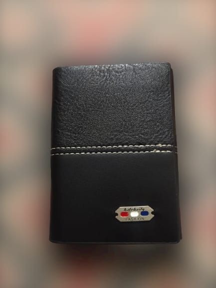 Belebaily Premium Tri-Fold Wallet for Men 10 Card Slots, Secure Button Closure, Large Cash Pocket