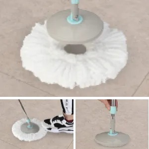 360° Rotating Head Mops with Bucket Mob Deep-cleaning magic mop-microfiber mop | Best for home and office cleaning - Image 3