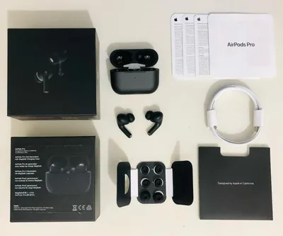 Black Pro 2 TWS Wireless Earbuds Bluetooth Headphones Black - Image 2