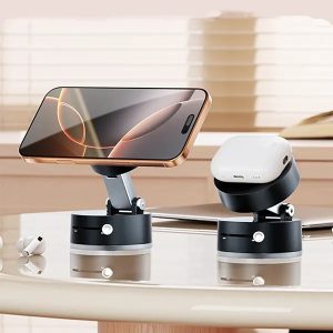 360° Magnetic Phone Holder Strong Magnetic Suction Mount for Car, Desk & Tabletop Use