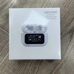A9 Pro Wireless Bluetooth Headphones ANC Noise Reduction Headset LED Touch Screen Earbuds (random color)