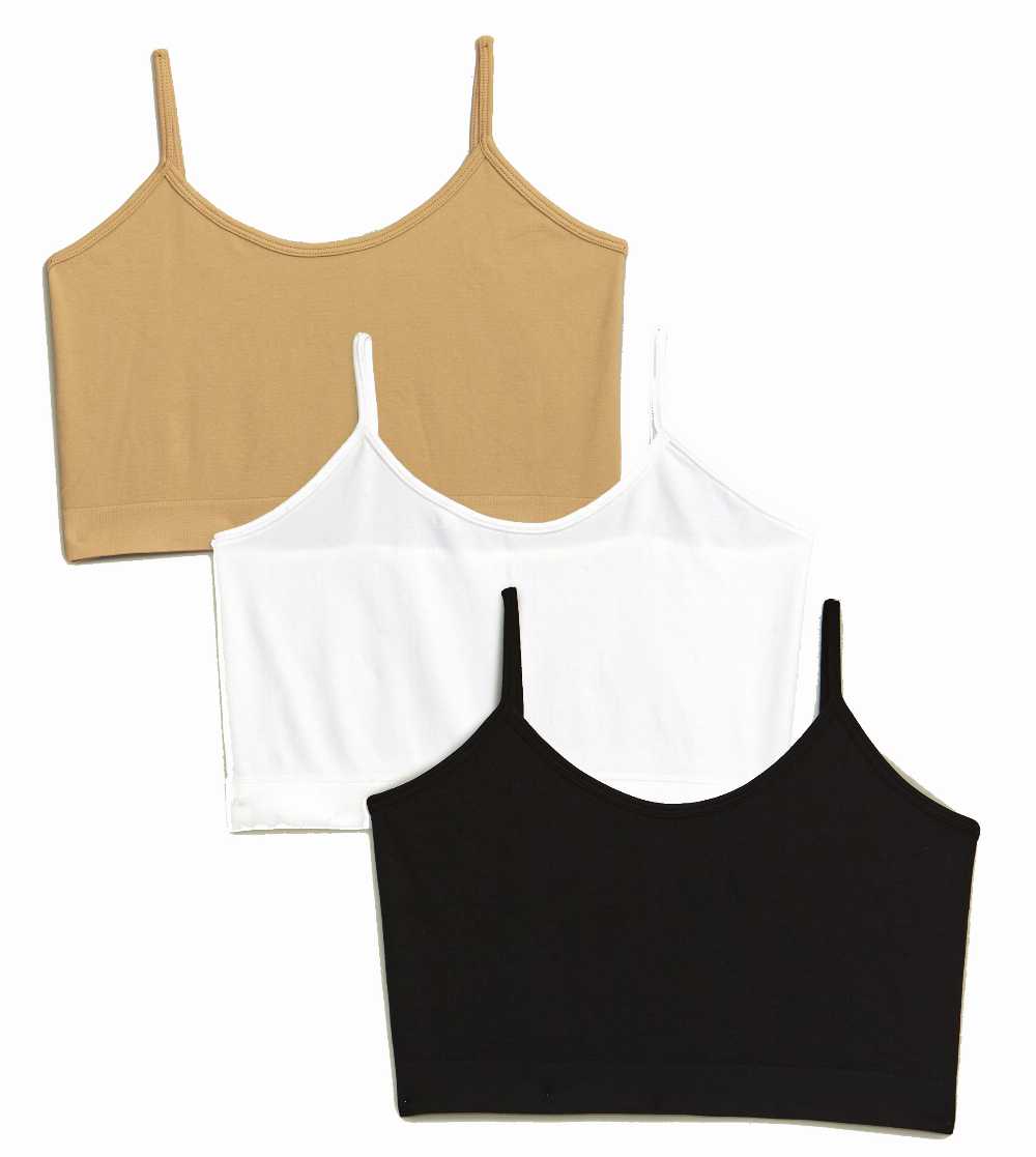 Pack of 3 Women's Cotton Camisoles β Soft & Comfortable Innerwear