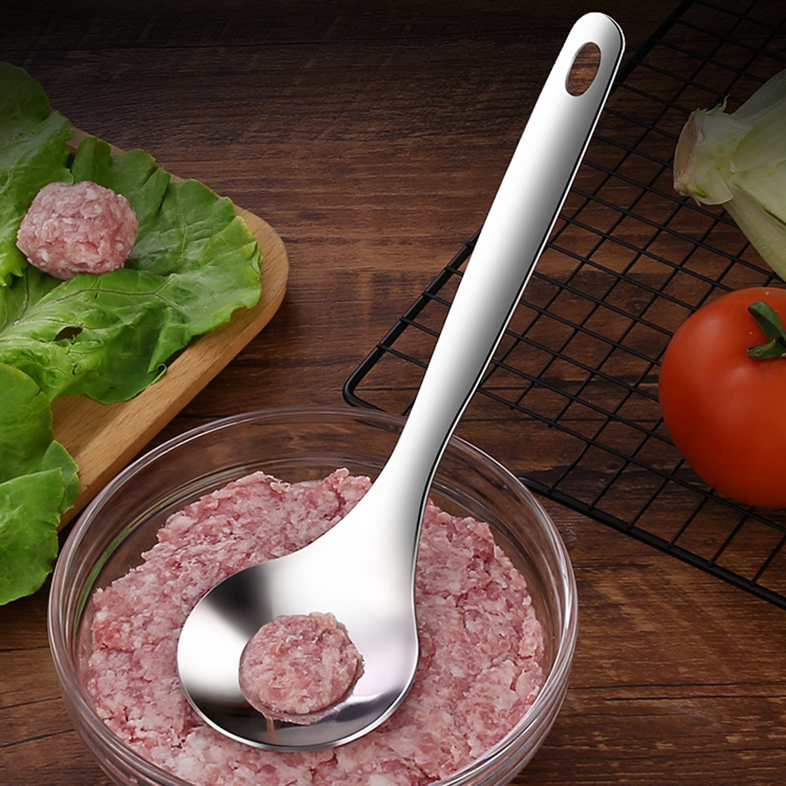 Meatball Spoon | Stainless Steel Scoop Ball Maker - Image 3