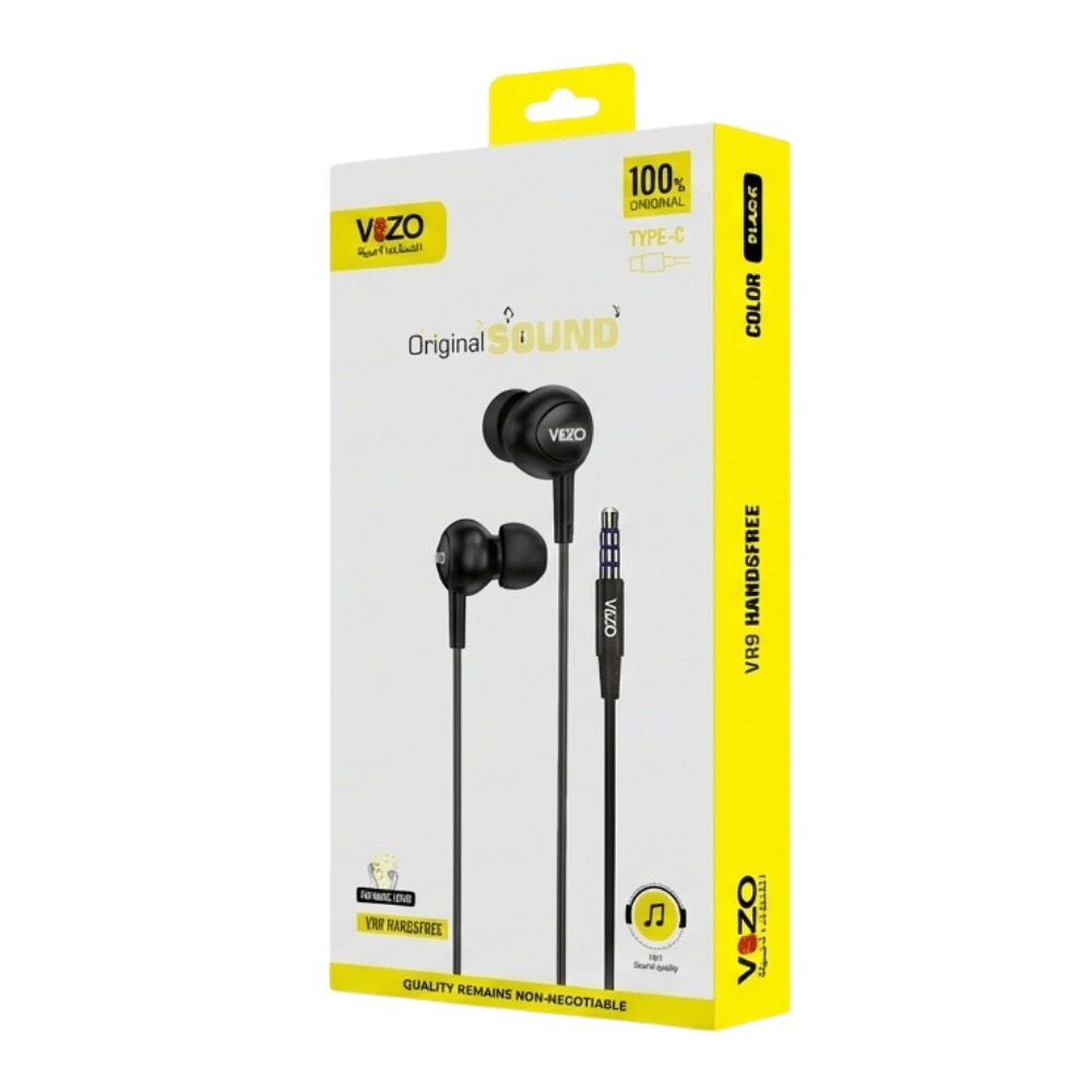 VR9 Micro Premium Wired Earphones with Dual IC Mic | Best Quality Hands-Free | Headphone | Hands-Free For Mobile Phone | Android Vr9 Micro Hands-Free
