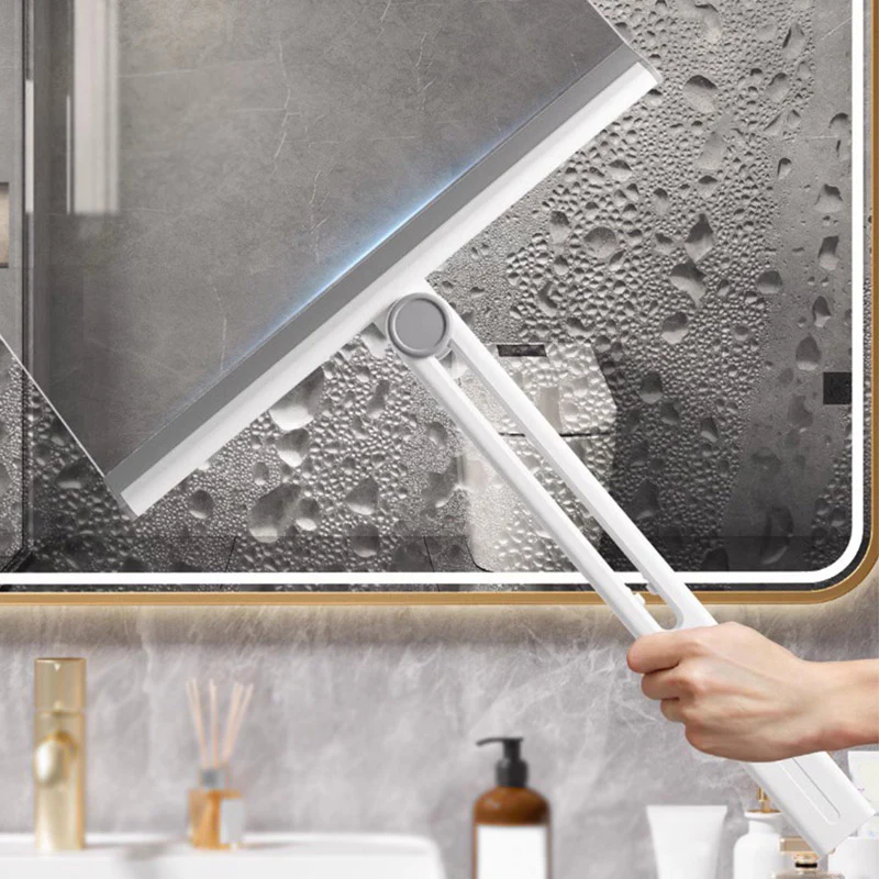 360° Rotating Foldable Squeegee Silicone Window & Surface Cleaner Tool - Image 5
