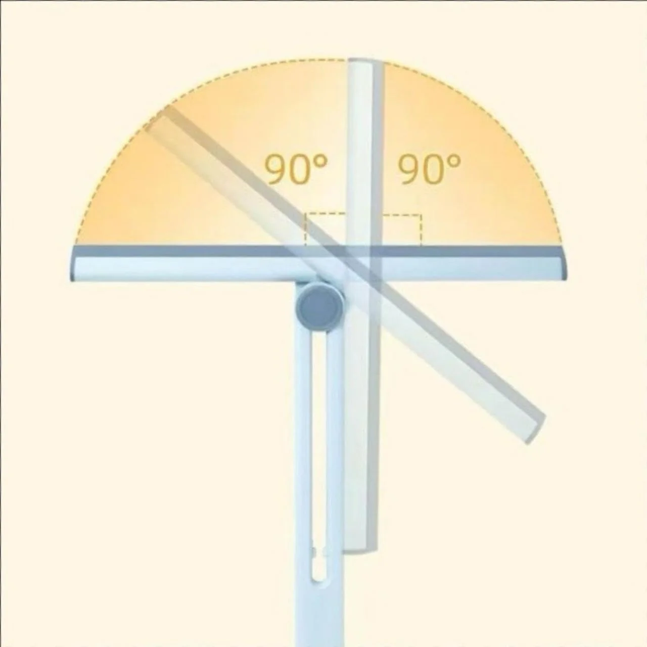 360° Rotating Foldable Squeegee Silicone Window & Surface Cleaner Tool - Image 2