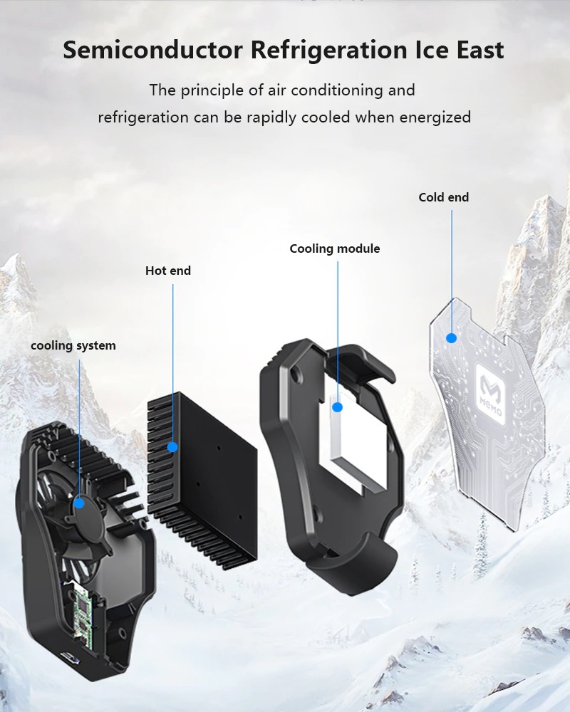 Memo DL01 Phone Cooler High-Efficiency Mobile Cooling Device - Image 3