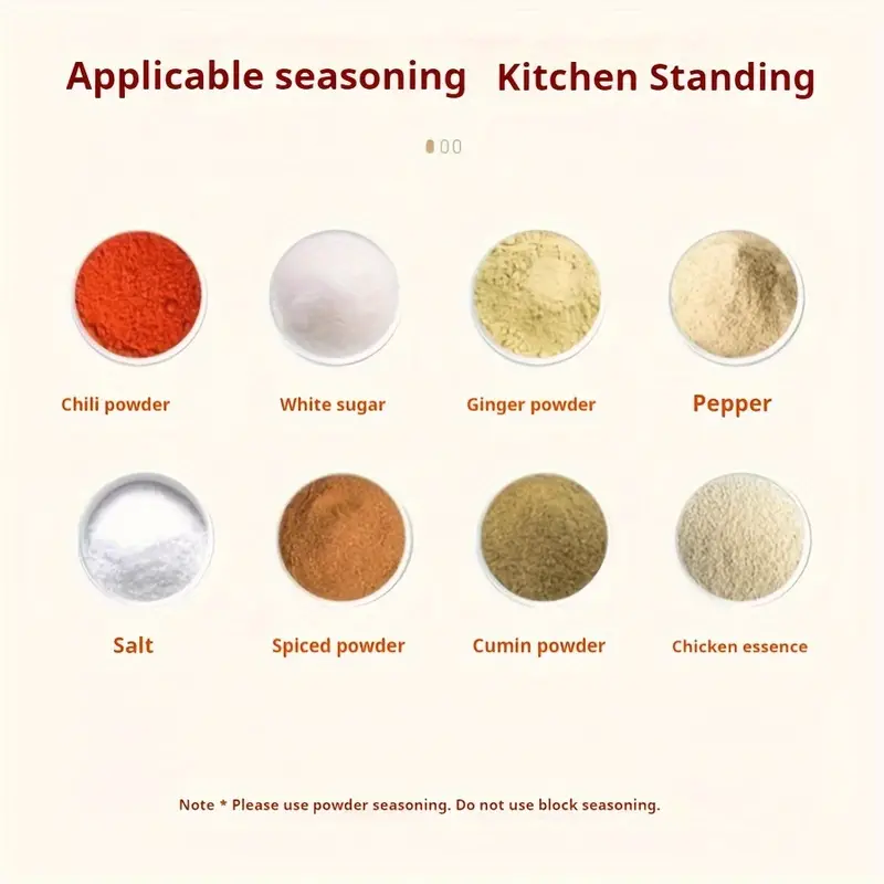 Sealed Seasoning quantitative Bottle salt pepper condiment Dispenser Glass Spice Jar - Image 5