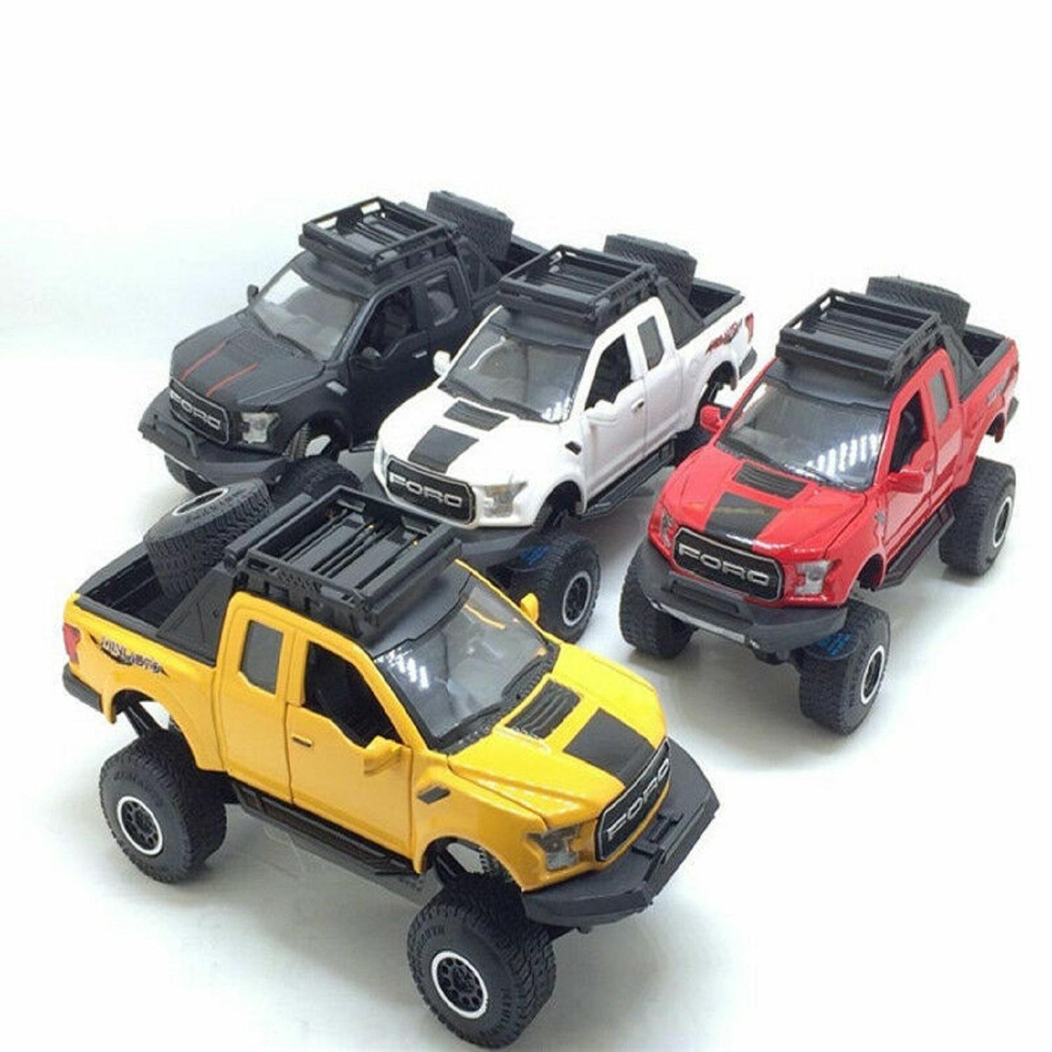 Ford F-150 Raptor Pickup Truck Toy Model With Touch Sensor Realistic, Durable, And Easy-To-Operate (Random Colors) - Image 2