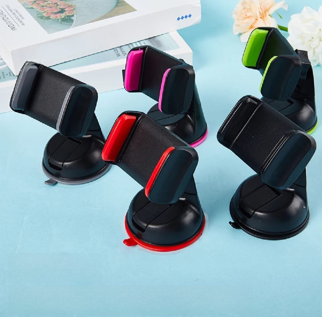 360° Rotation Universal Car Phone Holder Dashboard & Windscreen Suction Mount Stand - Image 3