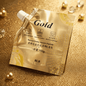 Premium 24K Gold Retinol Anti-Aging Eye Cream Luxury Vibrating Massager Wand for Dark Circles, Puffiness & Wrinkles - 100g