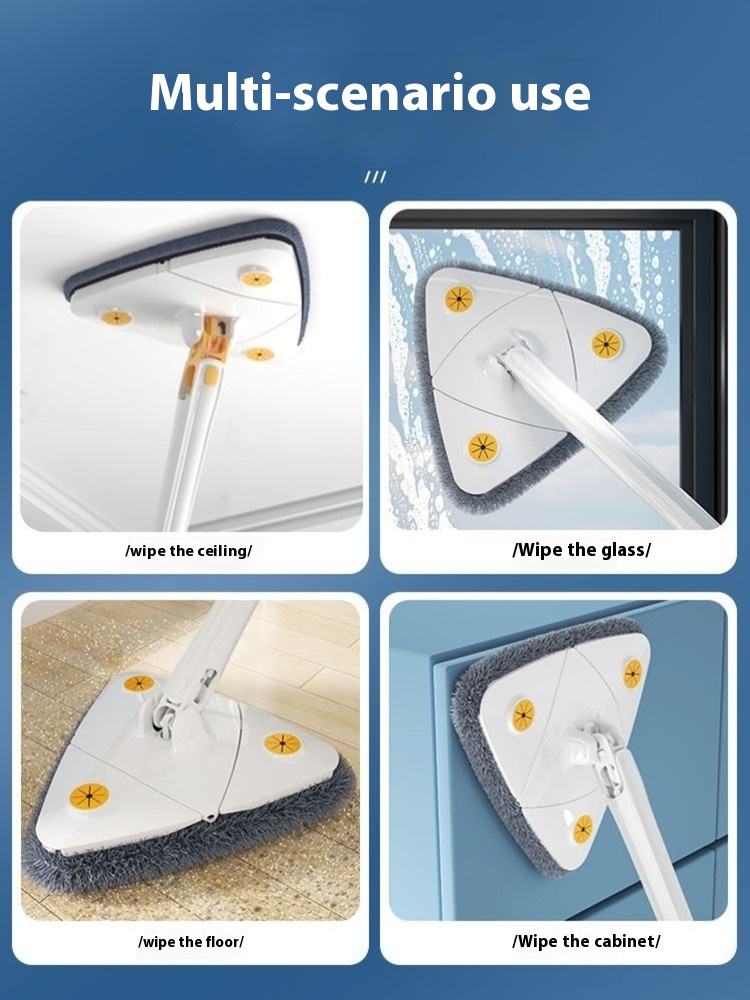 Royal's Triangle Shaped Microfiber Mop Self-Wringing Floor Dust Mop - Image 3