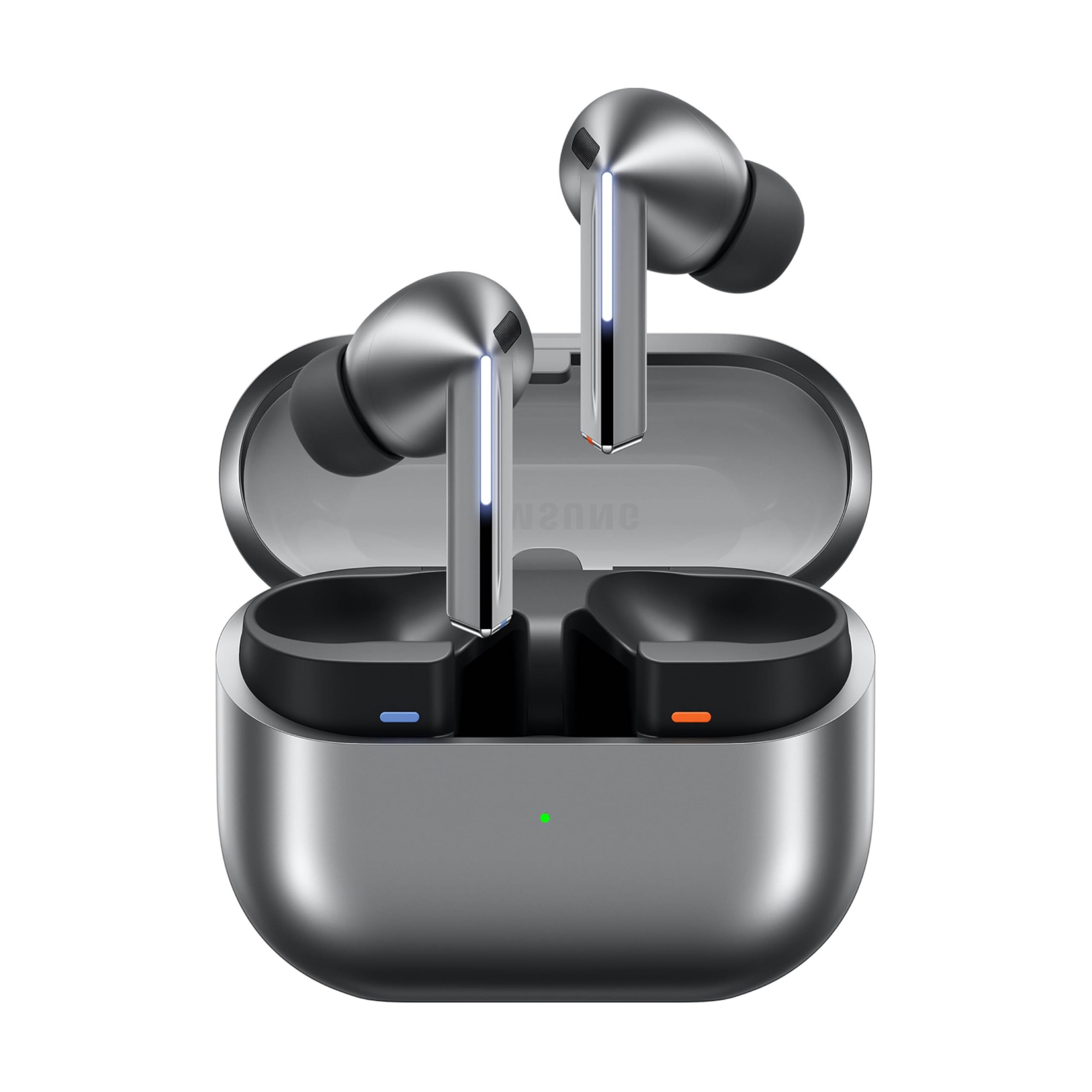 Samsung Galaxy Buds 3 Pro AI True Wireless Bluetooth Earbuds, Noise Cancelling, Sound Optimization, Redesigned Comfort Fit, Silver - Image 2