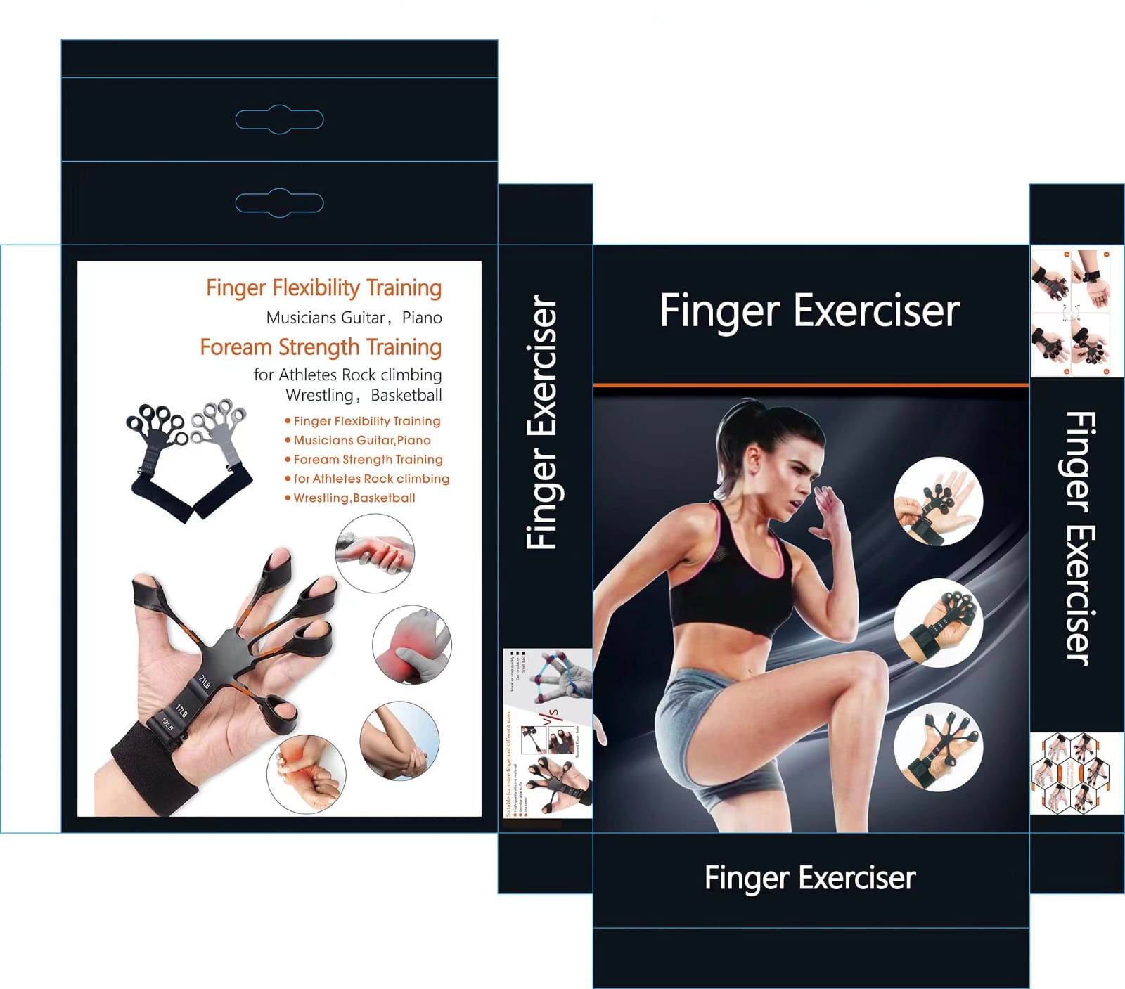 Finger Exerciser - Gripster Strengthener Finger Stretcher Hand Gripper Silicone Finger Grip Patient Hand Strengthening Guitar Finger Flexion and Hand Strengthening Extension Exercise Device - Image 3