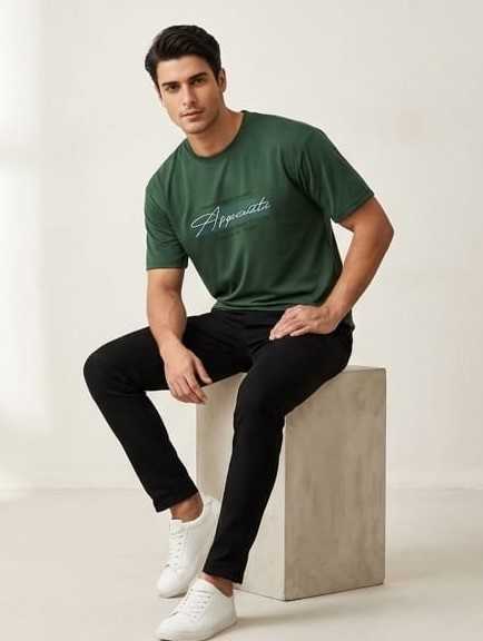 Imported Drop Shoulder Printed T-Shirt for Men & Boys - Image 4