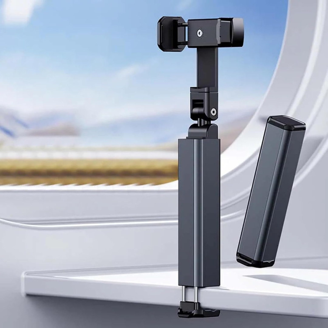 Universal Phone Holder Travel Essentials Flexible 360 ??Degree Rotation Hands-Free Airplane Phone Mount for iPhone Xiaomi - Random Color - Image 4