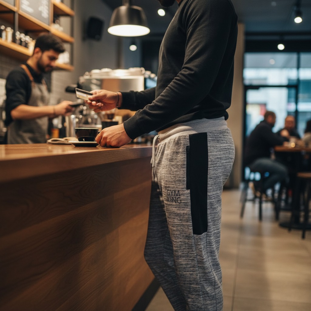 GYM KING Mens Jogger Trousers | Premium French Terry Fabric - Image 4