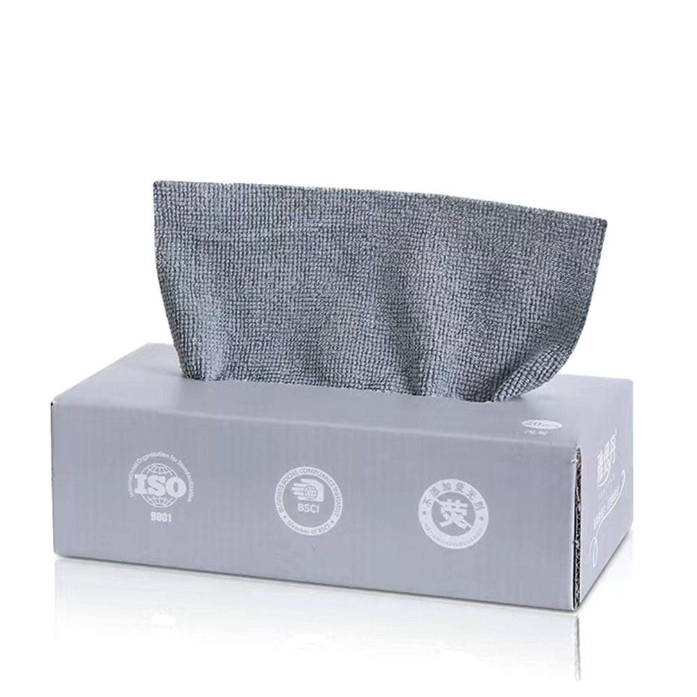 Microfiber Towel Reusable Pack of 20 Pcs Box Random Color - Image 4