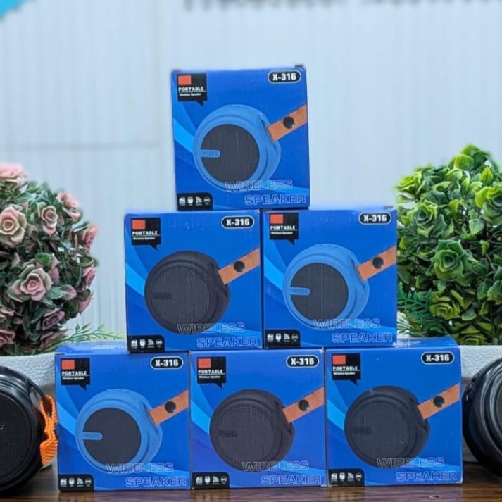 X-316 Mini Bluetooth Speaker Multi-Function Portable Wireless Outdoor Speaker with USB, TF Card & FM Radio (Random Color) - Image 5