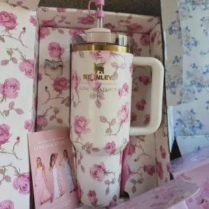 Stanley x LoveShackFancy Quencher H2.0 FlowState Tumbler 40oz Limited Edition Collectors Set