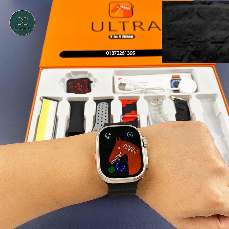 Series 11 Ultra Watch 7 in 1 | Smartwatch with Multiple Straps & Features - Image 3
