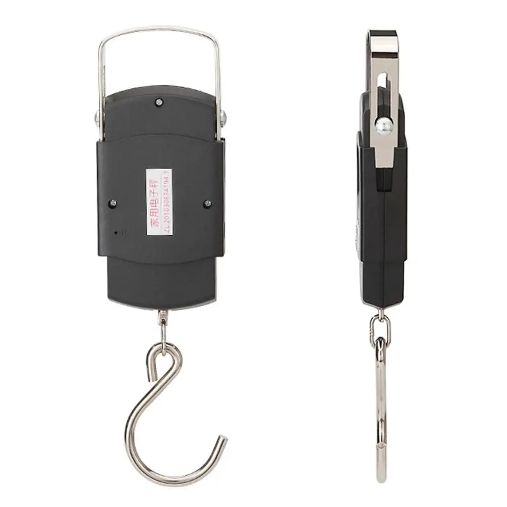 50kg Digital LED Screen Luggage Weight Scale Luggage Weighing Machine Digital Weighing Machine For Luggage Scale Heavy Duty Portable (50kg110lb) Black - Image 3